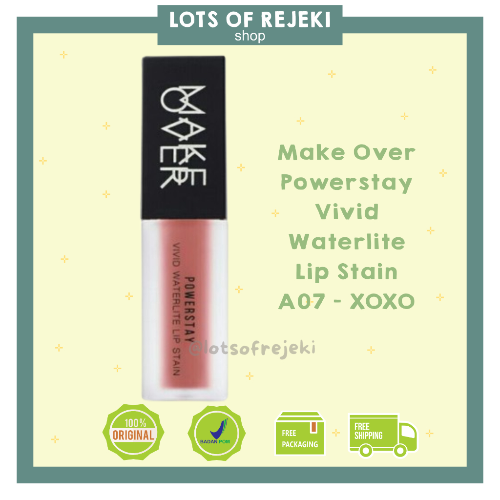 Make Over Powerstay Vivid Waterlite Lip Stain A07 - XOXO
