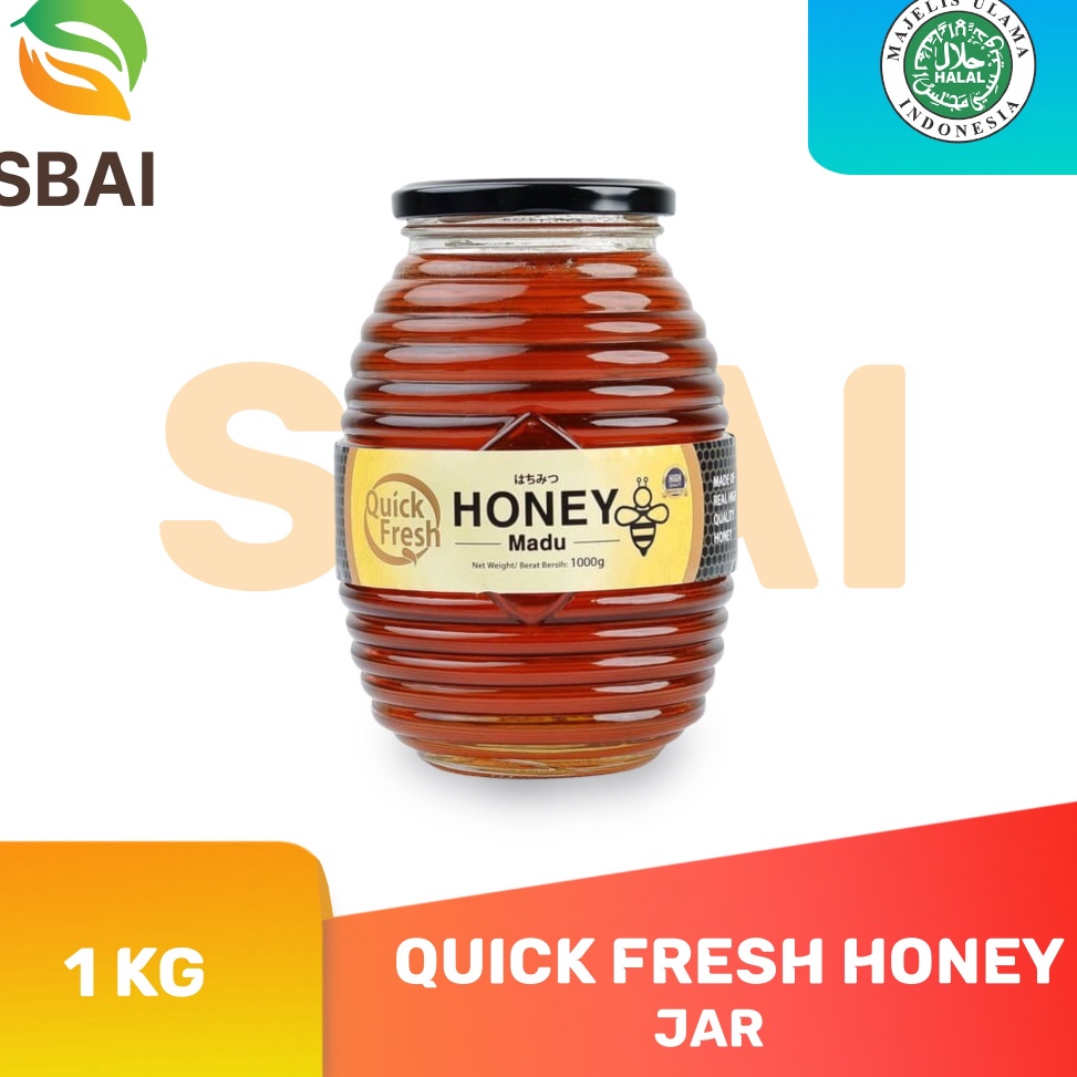 

Quick Fresh Madu Honey 1 kg Jar 97