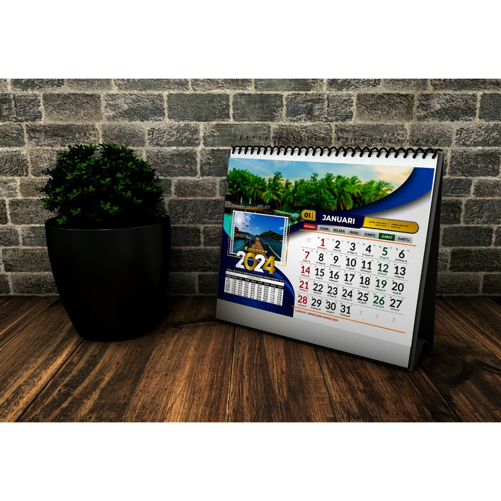 

Kalender Meja Custom