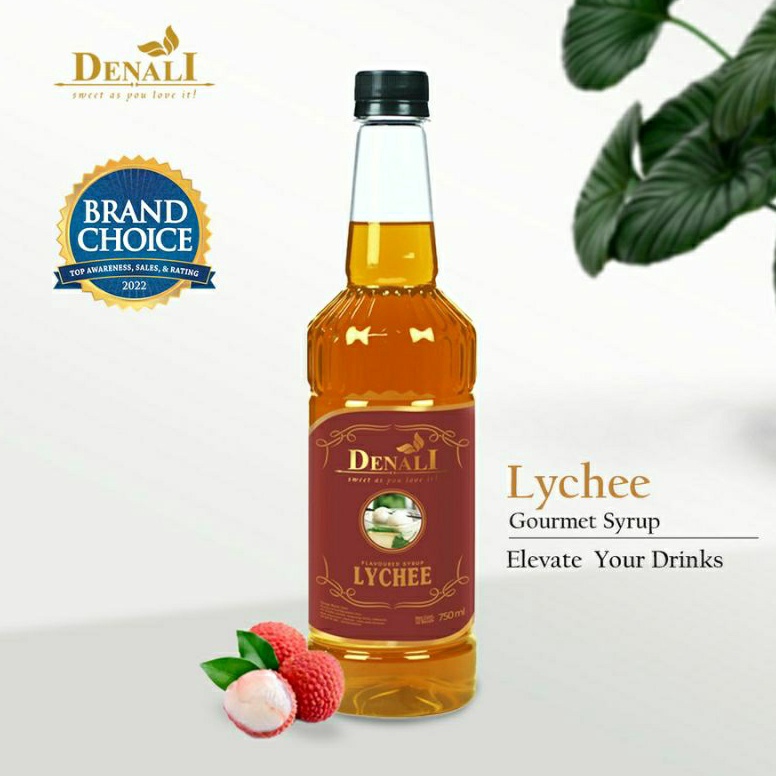 

JGKFV DENALI SYRUP 750 ML LYCHEE SIRUP DENALI RASA LECI ❃Diskon