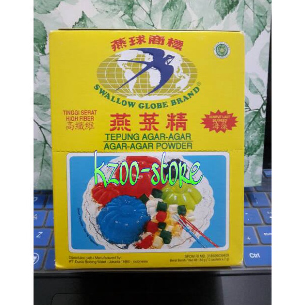 

[PRODUK-KSPWK68] Agar Swallow GLOBE ↓Murah