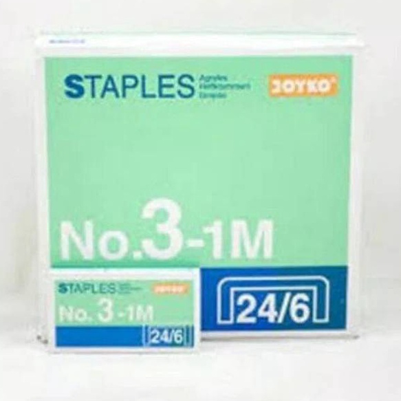 

Bestseller Isi staples besar No 3 merk Joyko ( isi 20 box kcl ) Promo