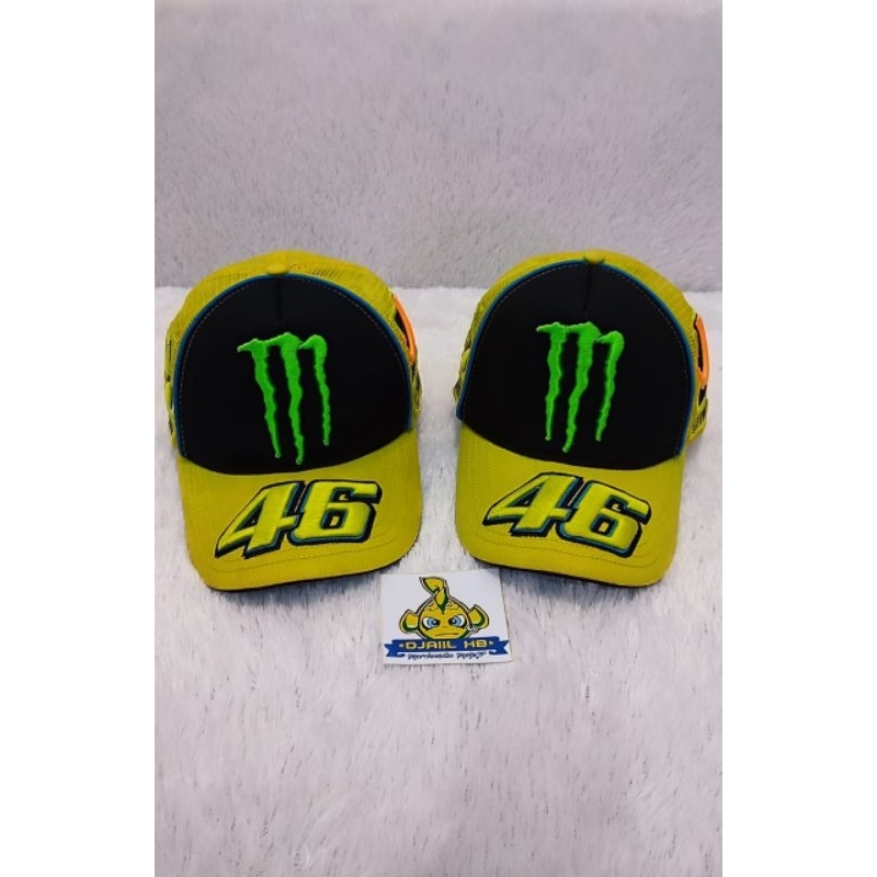 Topi Original VALENTINO ROSSI 46 MONSTER ENERGY 2013 TRUCKER