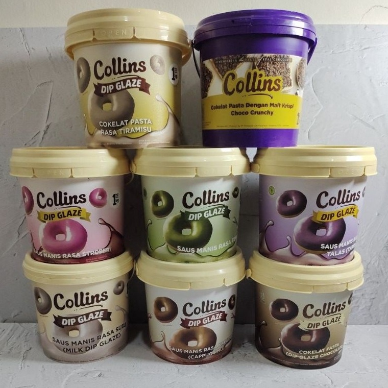 

[PMP56] Dip Glaze Collins Pasta/Saus Rasa Manis 1Kg ✵Harga Obral