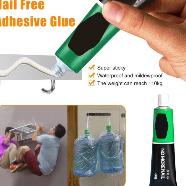 

Produk Keren Lem Pengganti Paku Tembok Lem Super No More Nail Adhesive Glue 60gr Ready