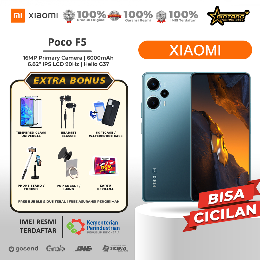 Xiaomi POCO F5 POCOPHONE F5 POCO F4 5G NFC Ram 8/256Gb Garansi Resmi