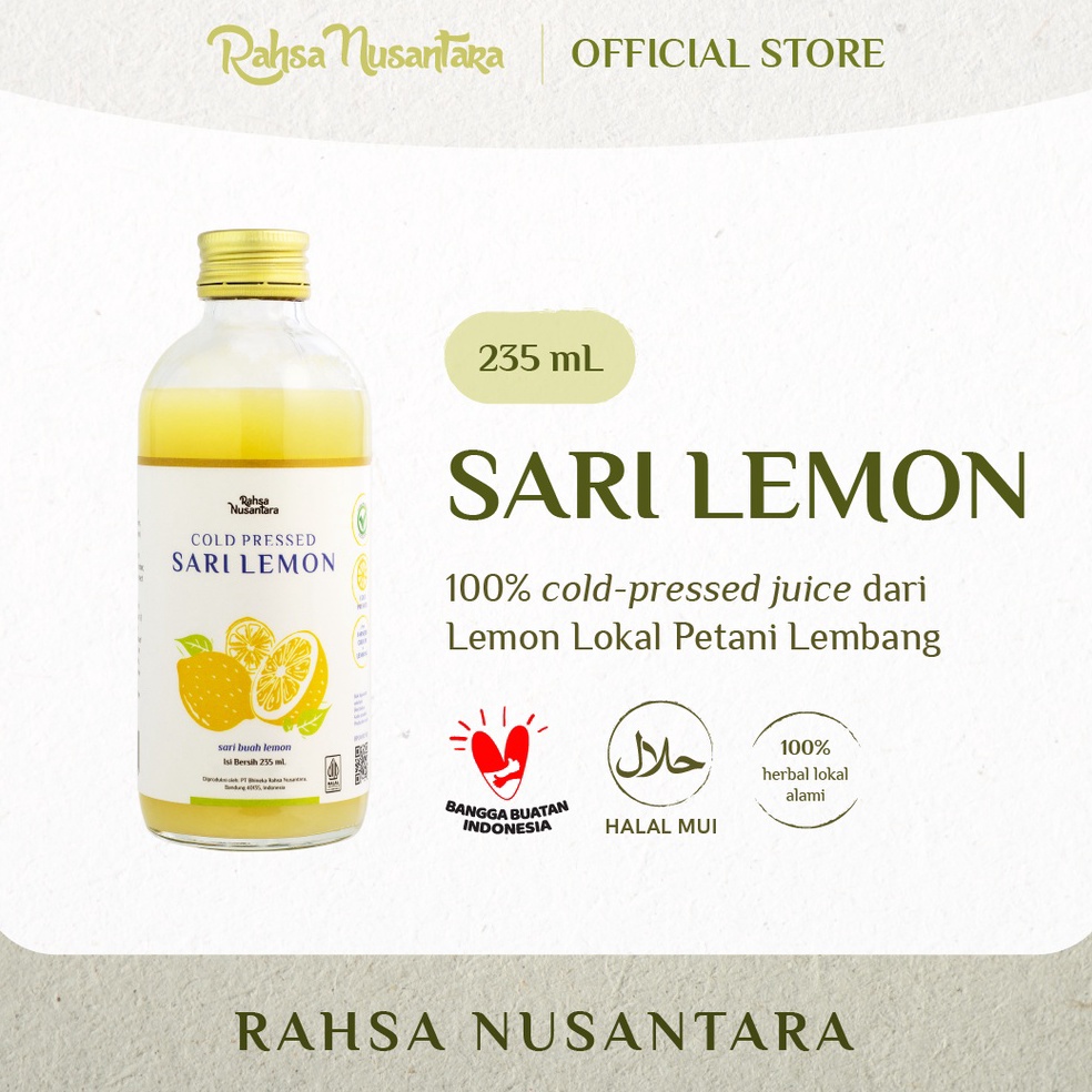 

Kir!m Sek4rang Sari Lemon by Rahsa Nusantara Premium Juice Murni Lokal Asli [174]