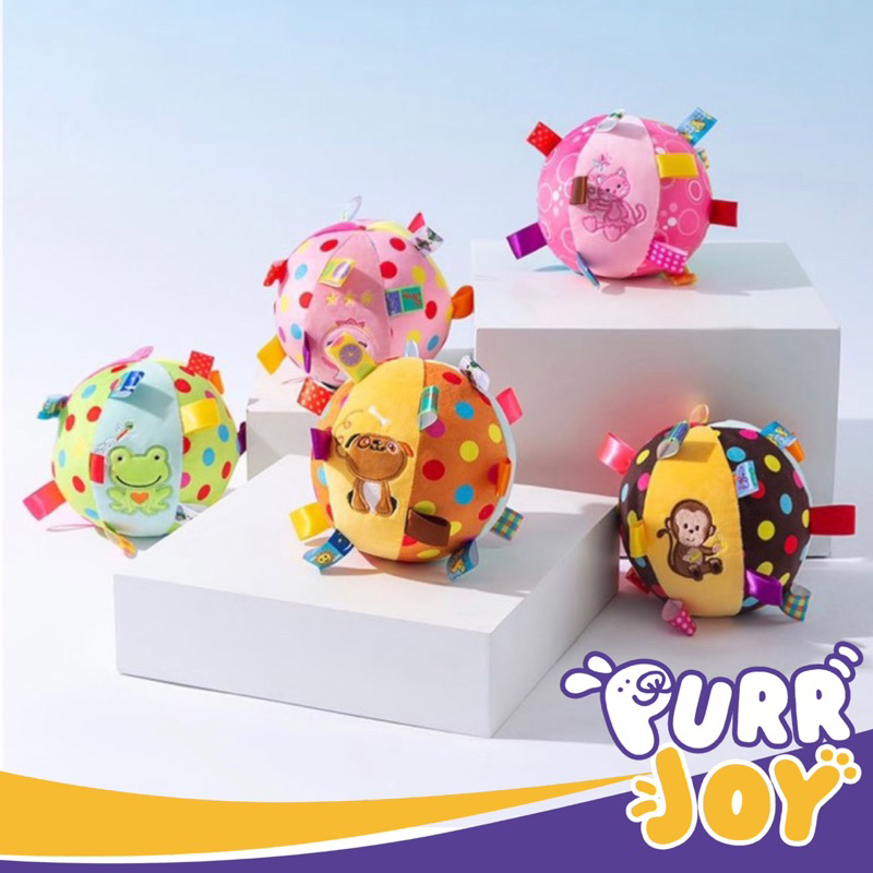 PURRJOY Boneka Bola Lonceng Mainan Anjing / Boneka Bola Mainan Anjing / Boneka Mainan Anjing / Maina