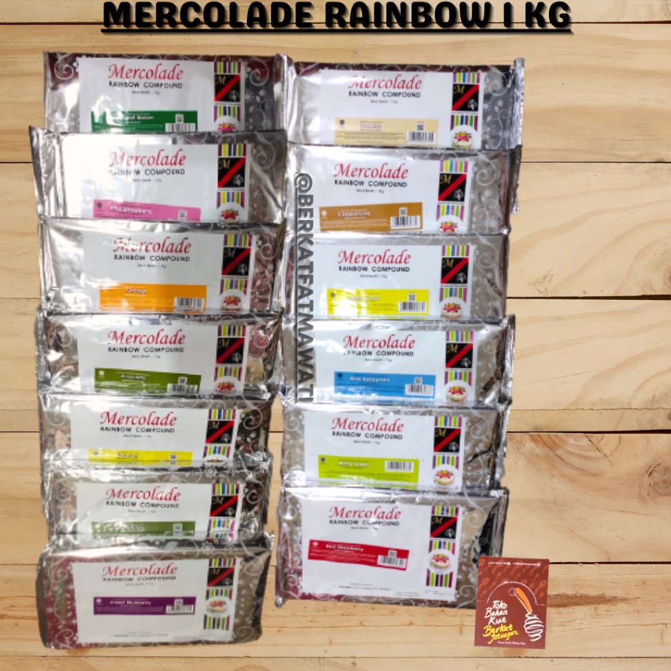 

H4rga Murah MERCOLADE COKLAT BATANG / COKLAT BLOK WARNA WARNI BUAH 1 KG Barang Original