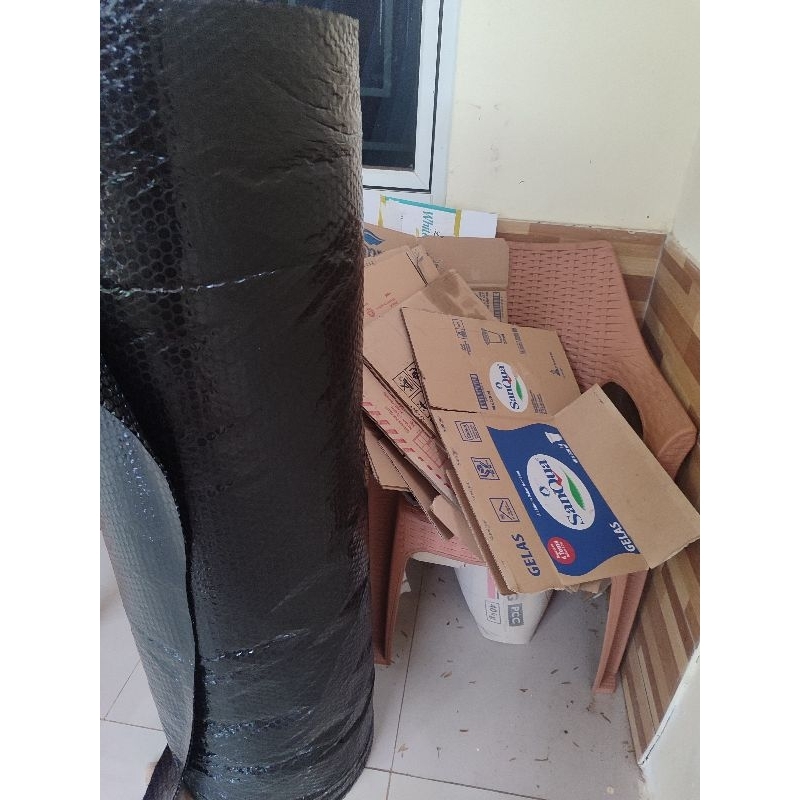 

tambahan packing bubble wrap + dus kardus biar aman