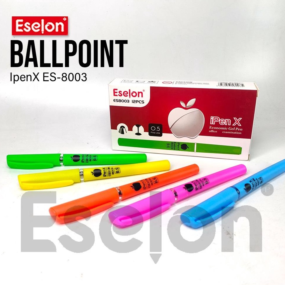 

[FZE] 12pcs Pulpen Gel IpenX Apel Eselon G8003 ➶Ready