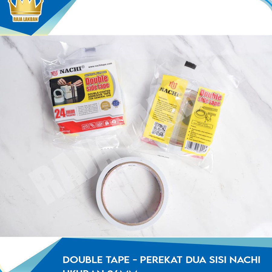 

Best Terlaris Double Tape Nachi 24mm Termurah Boss - 1 Roll Murah Banget