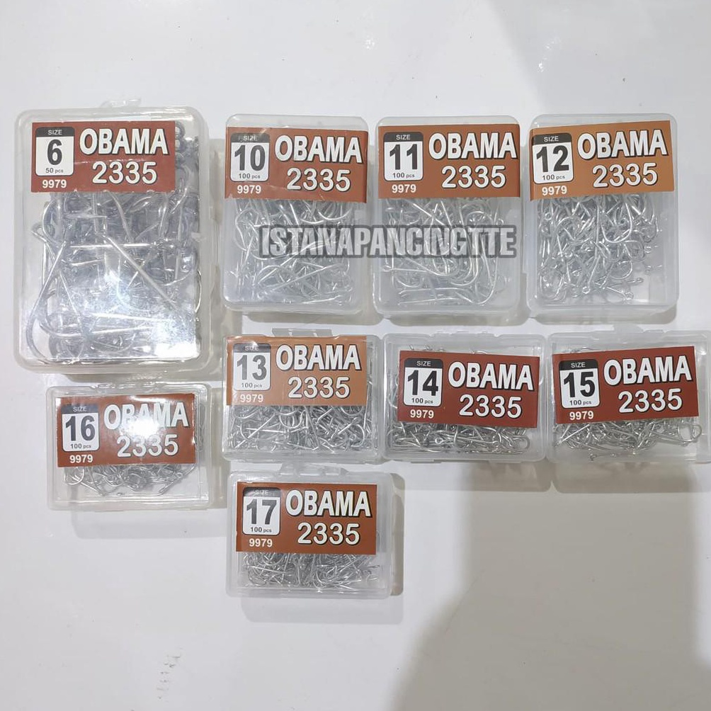 Super Promo?? MATA KAIL OBAMA 2335 NO. 14-15 / Pancing Obama 2335 Lubang Gumala ☈COD