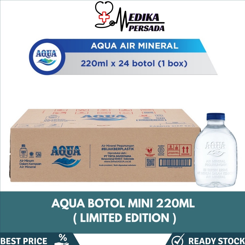 

[♜P57➢] Limited Edition Aqua Cube 220ml 1 Karton (24pcs) - Air Mineral Top Discount