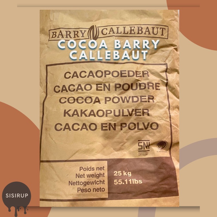 

[☀H25<] COCOA 1 KG / Cocoa Barry Callebaut / Cokelat Bubuk / Minuman Coklat / Cacao [128]