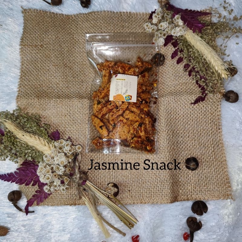 

Basreng pedas daun jeruk kemasan kecil