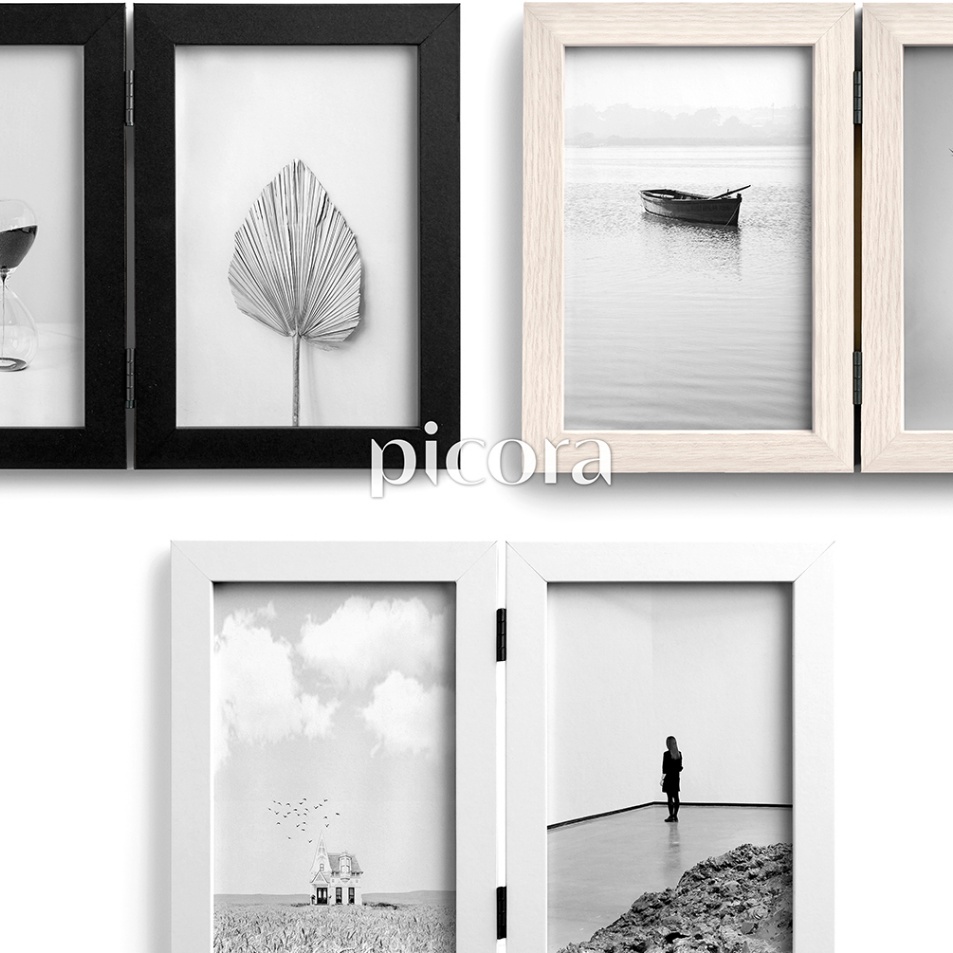 Kode BUY847 PICORA ALTO 4R Lipat (10x15cm x2) Pigura Frame Bingkai Foto