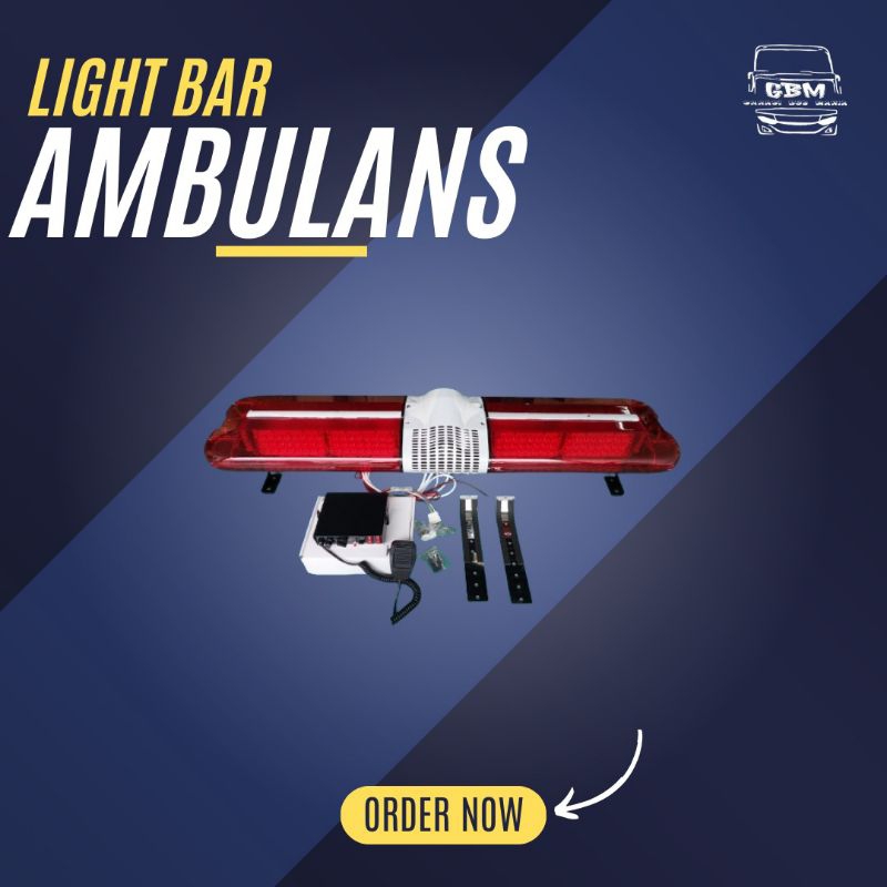 LIGHT BAR AMBULANCE/LAMPU POLISI/STROBO