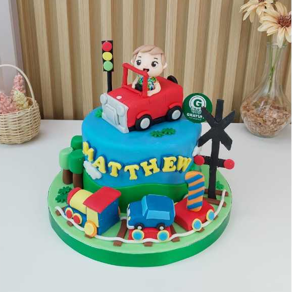 

CAKE TEMA MOBIL KERETA / KUE ULANG TAHUN CUSTOME