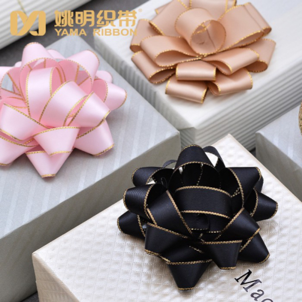 

Promo Pita bunga satin pita kado happy birthday gift ribbon pita kado hbd - Black Murah