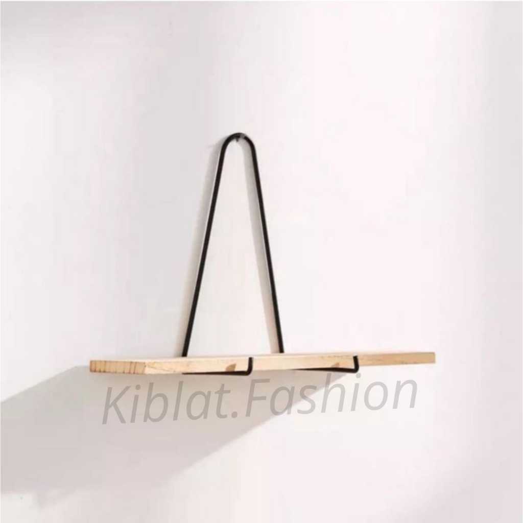 Gantungan Dinding Besi / Kayu Hiasan Minimalis Murah Pajangan Miniatur Bunga Aesthetics