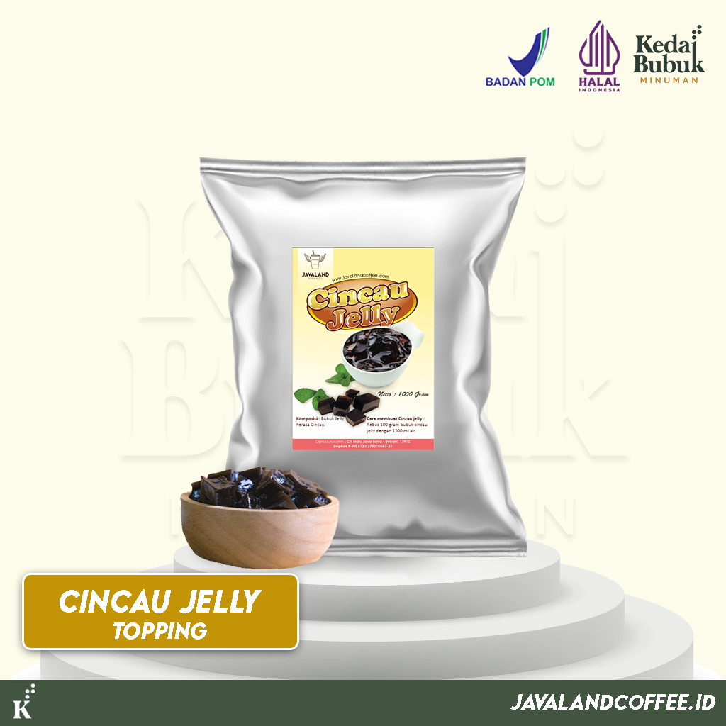 

Javaland Topping Cincau Jelly 1Kg | Minuman Kekinian | Topping Minuman