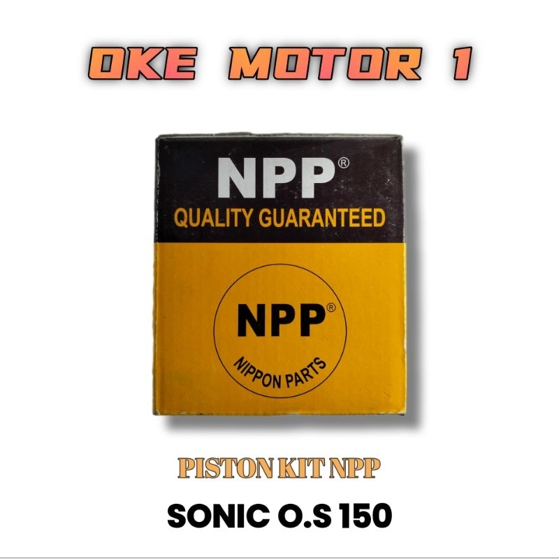 PISTON KIT/SEHER NPP SONIC O,S 150