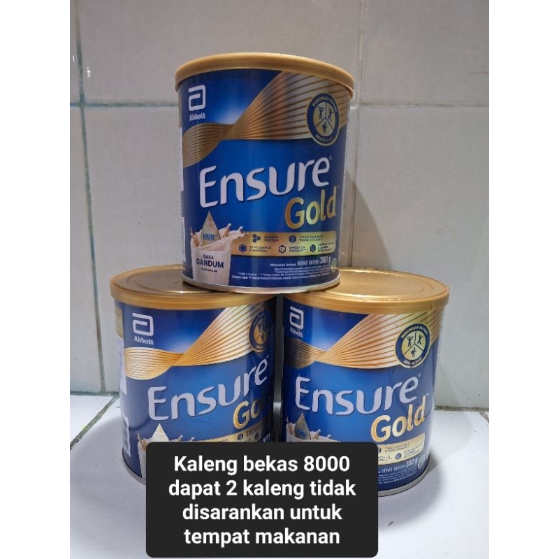 Kaleng Bekas Susu Ensure Bisa Untuk Kerajinan dan lain lain harga untuk 2pcs