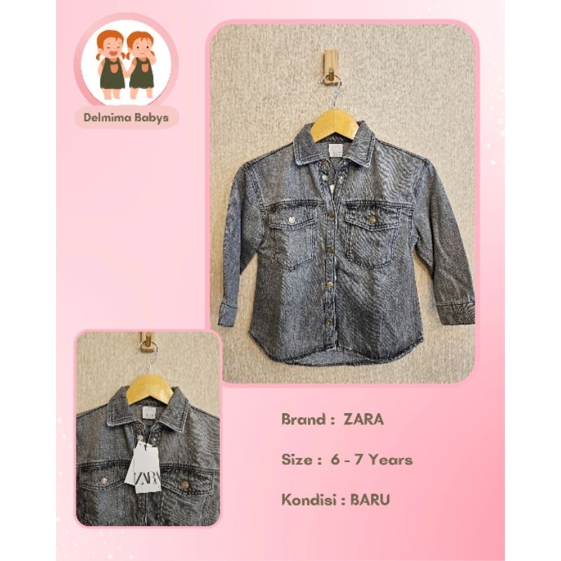 BARU JAKET DENIM ORIGINAL ZARA UNTUK ANAK