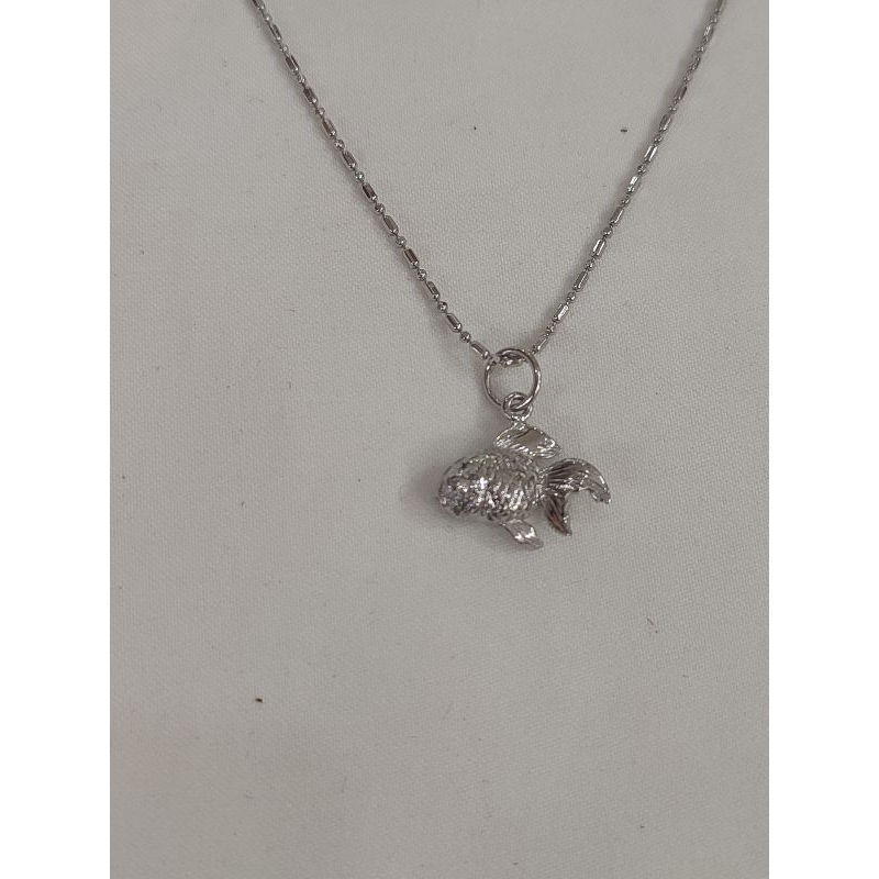 liontin perak ikan mas