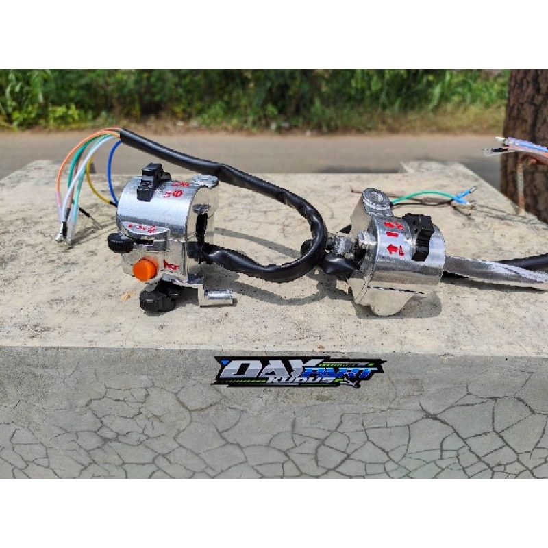 holder kanan kiri honda c70 import model original ori tombol kanan kiri c 70 c700 classic tombol lam