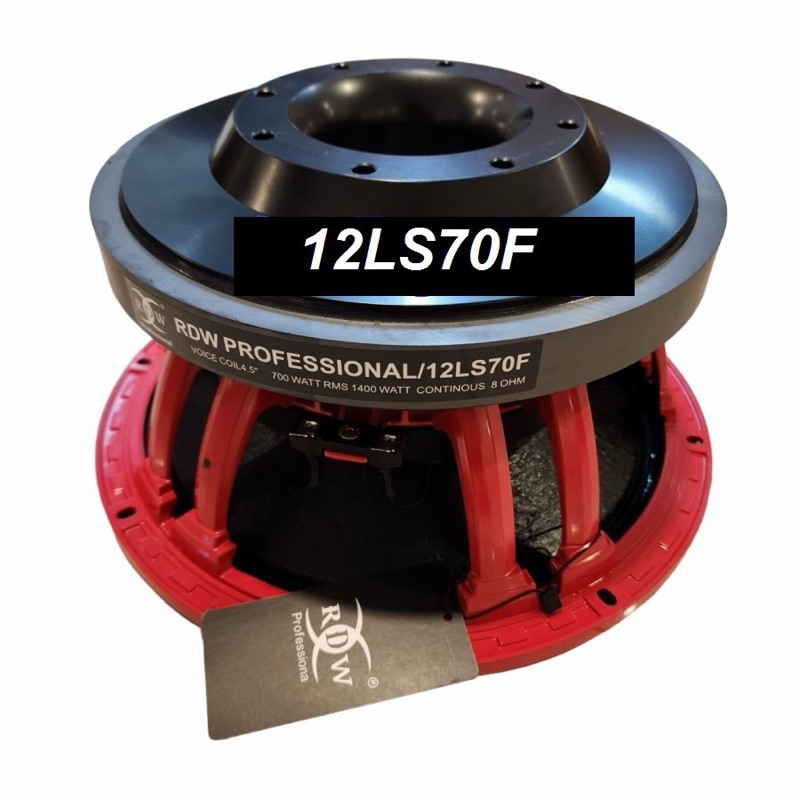 Speaker Komponen RDW 12LS70F / 12LS70 F / 12 LS70 / LS70F 12"inch Original Rdw