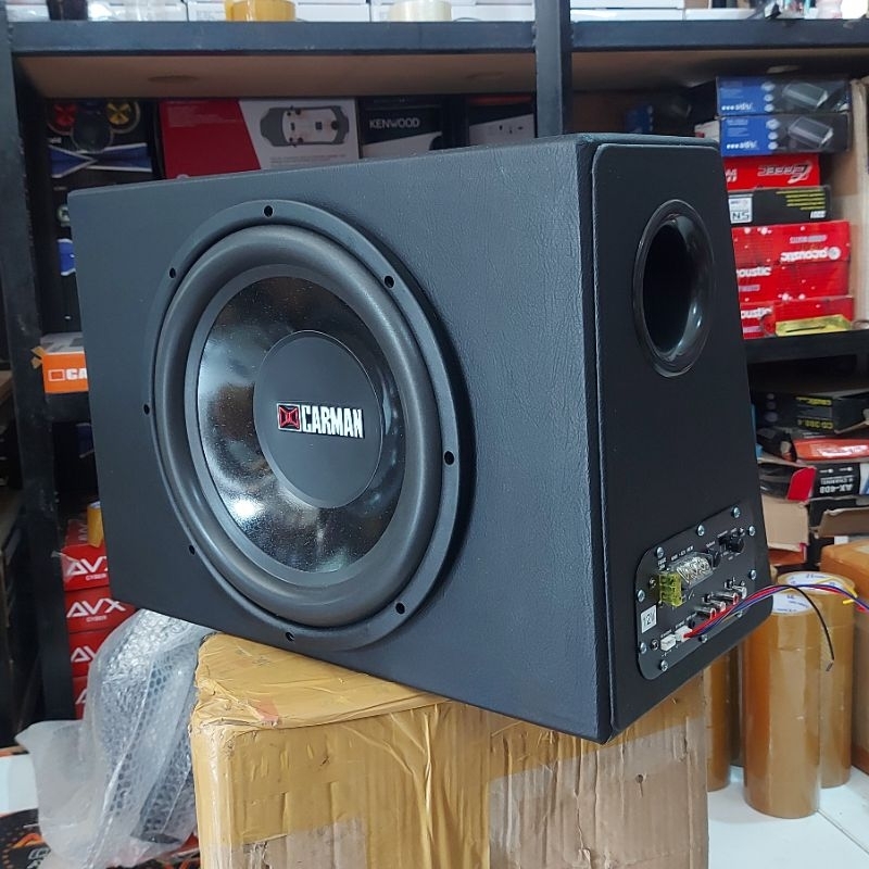Subwoofer aktif 12inc CARMAN CM-1278_UNIVERSAL bisa untuk berbagai jenis mobil