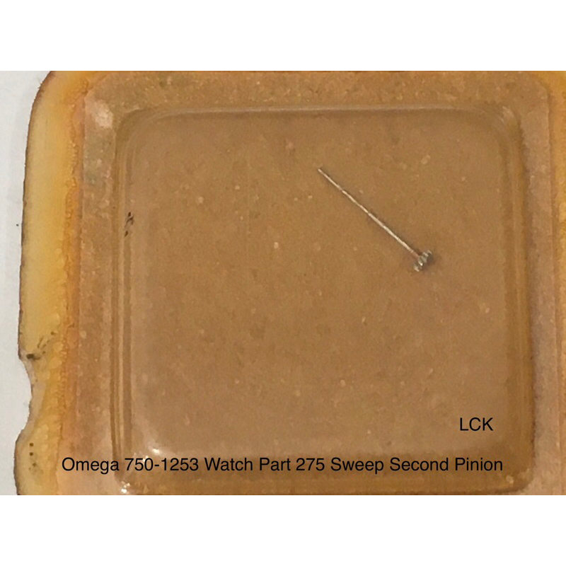 Omega 750 Original Watch Part 1253 A / 275 Sweep Second Pinion / Omega 750 - 1253 A untuk Mesin Jam 