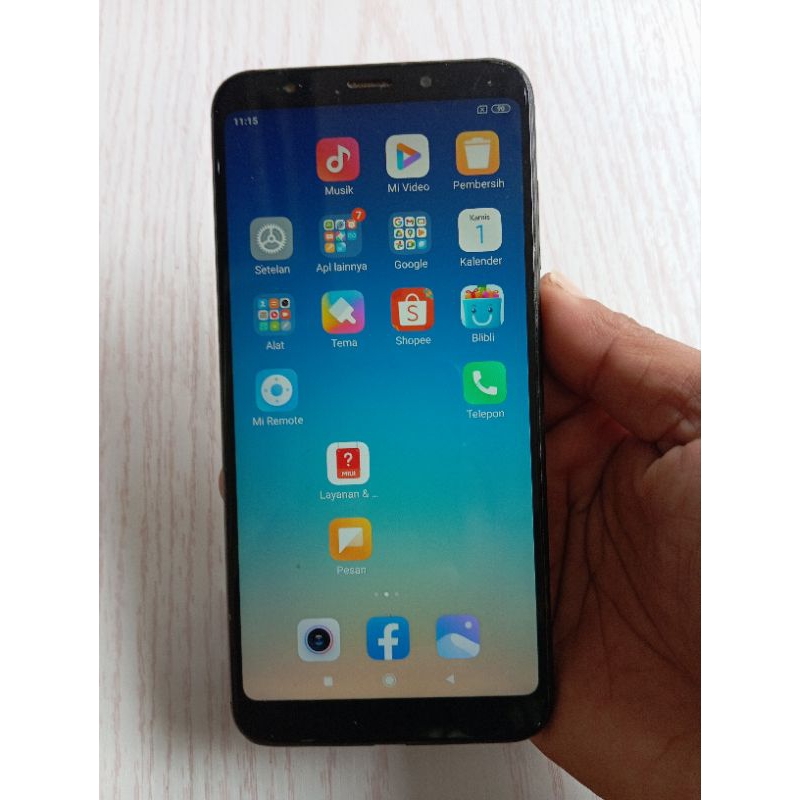 xiomi redmi 5 plus ram 3/32 normal second