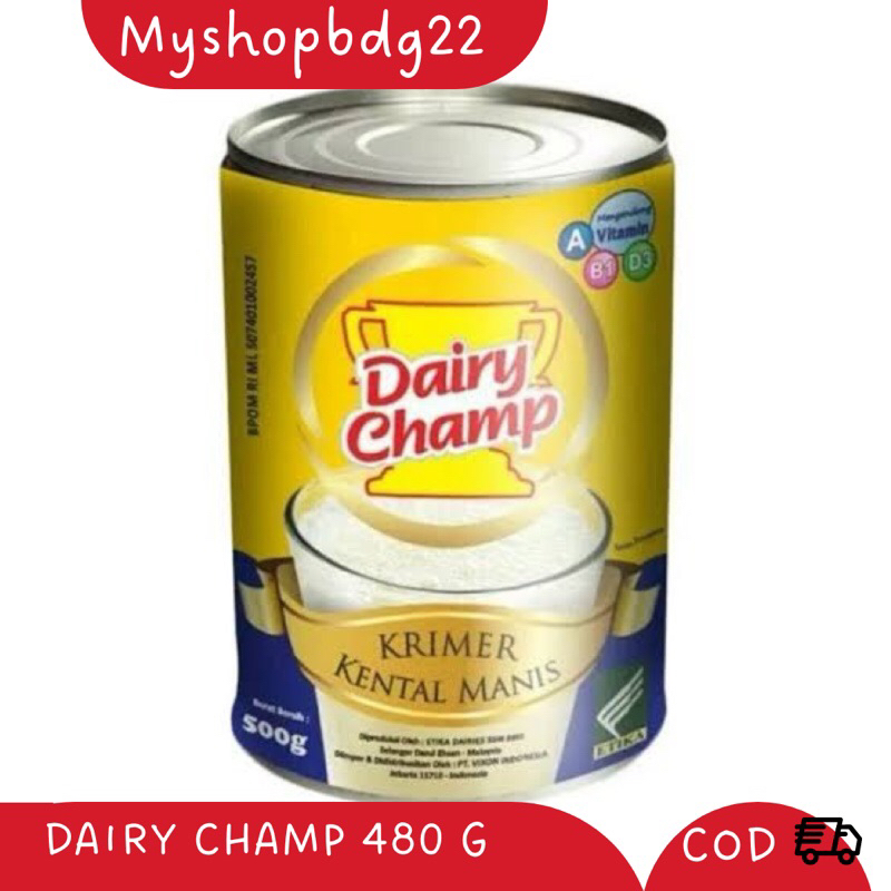 

Susu Kental Manis Dairy Champ 480Gr Dairy Champ Krimer