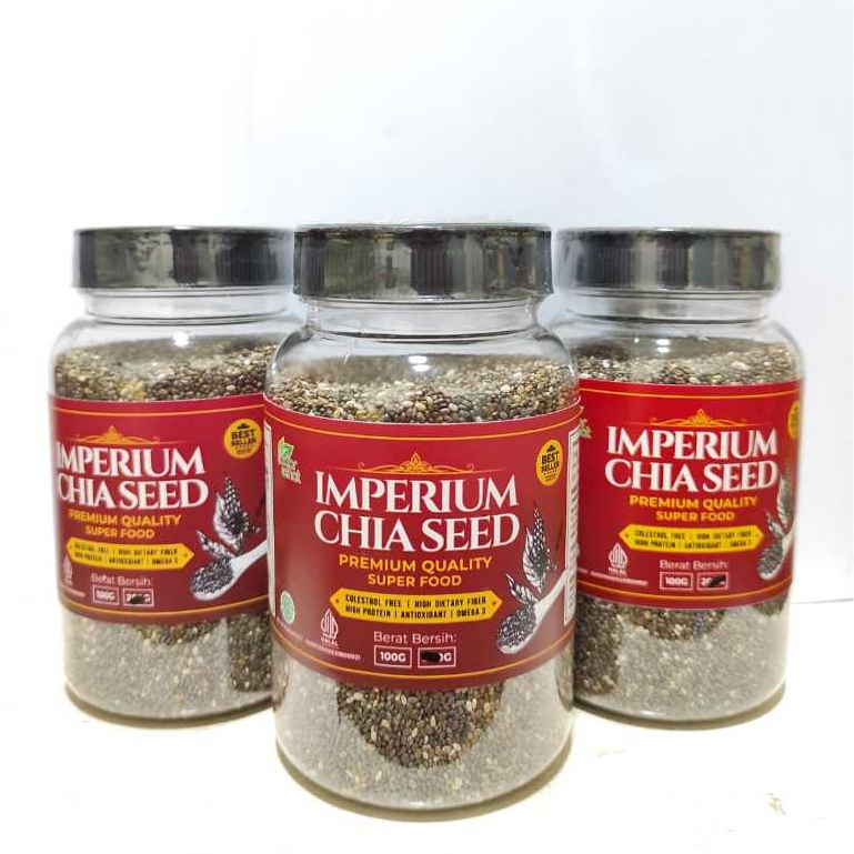 

Imperium Chia Seed Premium Kaya Omega 3, Antioksidan, Bebas Kolesterol