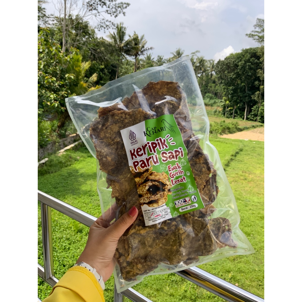 

Keripik Paru Sapi Cap Kenari 200 gram