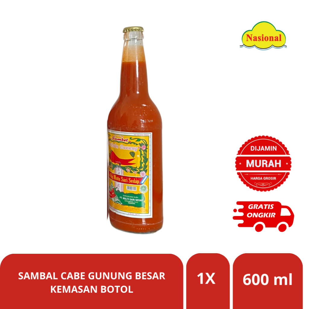 

RASA - Saos Sambal Cabe Gunung Botol Kaca 625 ML