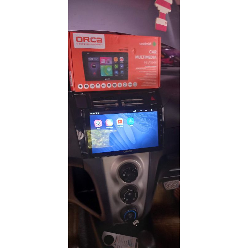 Yaris bakpao pasang head unit android