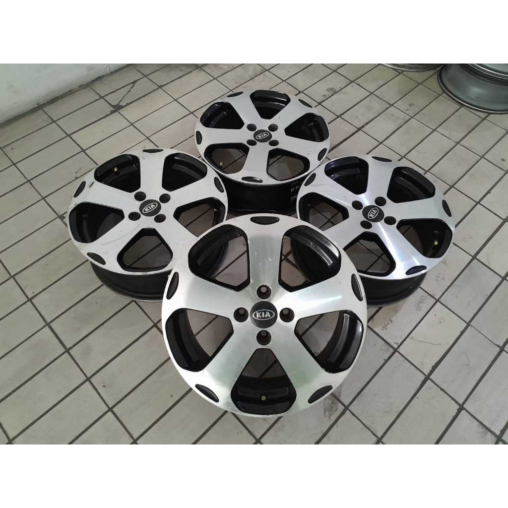 Velg Mobil Bekas Oem KIA RIO R16X6 lubang 4X100 ET50 B/P