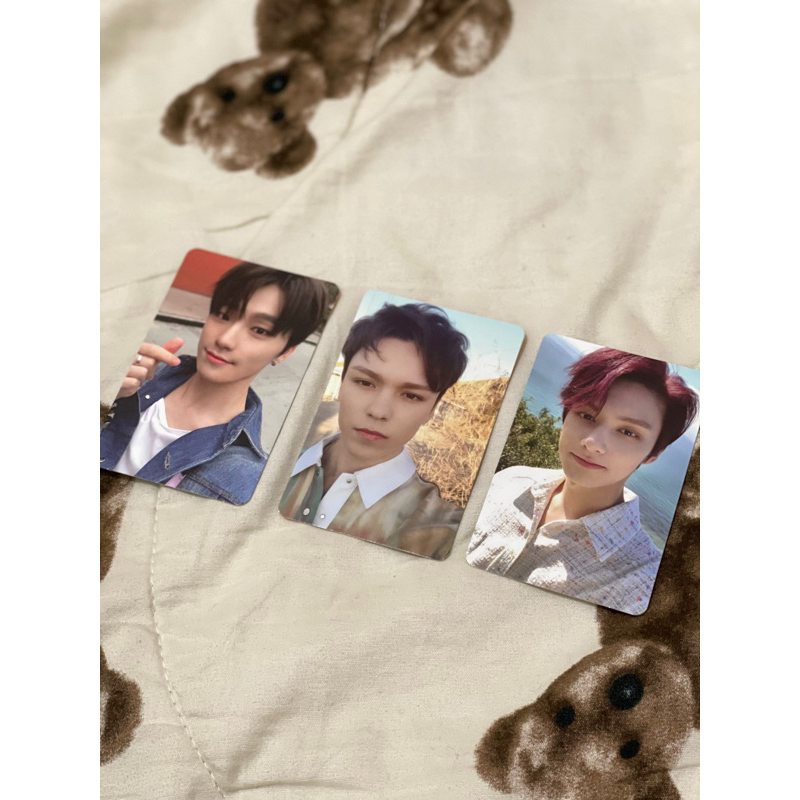 Photocard pc (DINO VERNON JUN) SEVENTEEN HENGGARAE HANA DUL SET VER
