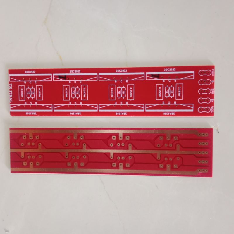 PCB TR FINAL SANKEN 4 SET/PCB TRANSISTOR FINAL SANKEN 4SET BAHAN PERTINAK