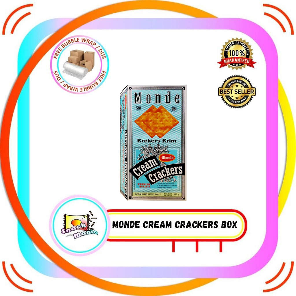 

Monde Cream Crackers Gaben Gabin 180 gr BOX Krekers Krim