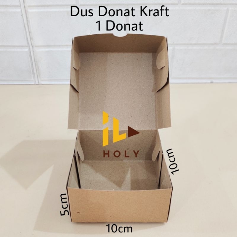 

Dus Donat KRAFT isi 1 Donat / Box Donat Box Kue