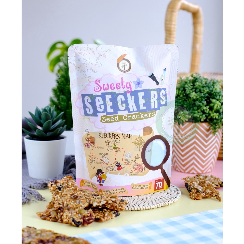 

[KODE TCQU7] SEECKERS SEED CRACKERS - SWEETY 70GR