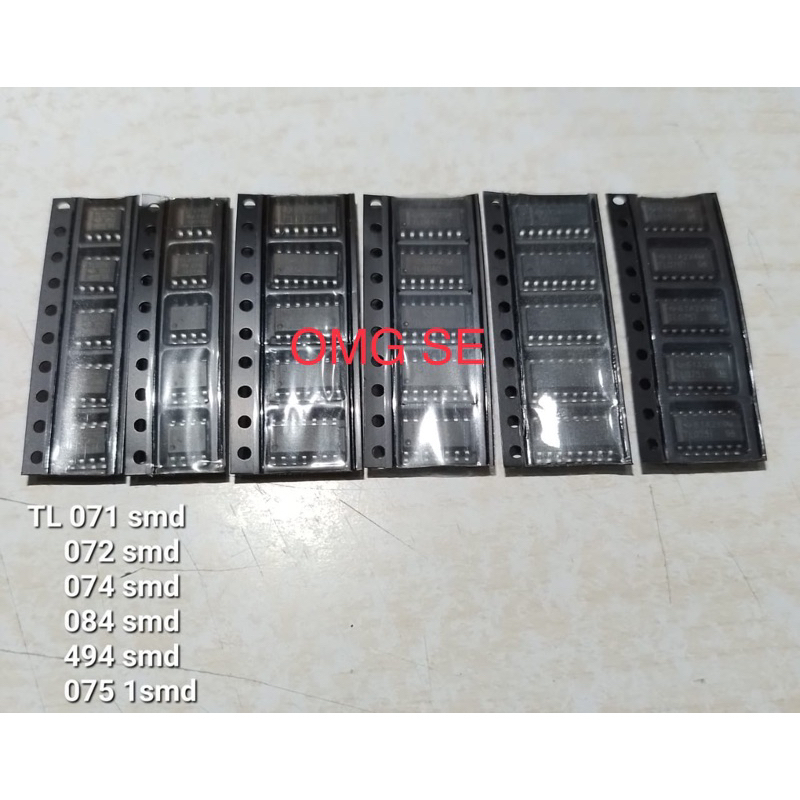 TL 071 072 074 084 494 075 SMD transistor ic