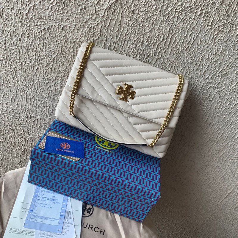 (CUCI GUDANG) (UPGRADE KUALITAS ) DB2107 TAS TB KIRA CHEVRON GLAZED CONVERTIBLE SHOULDER BAG FREE BO