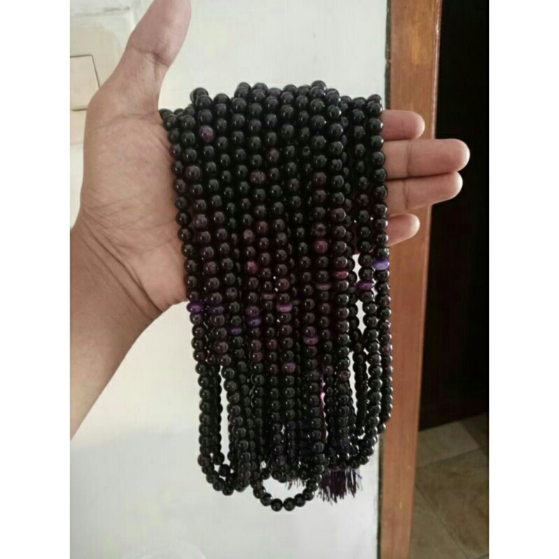 Tasbih batu kecubung Wulung