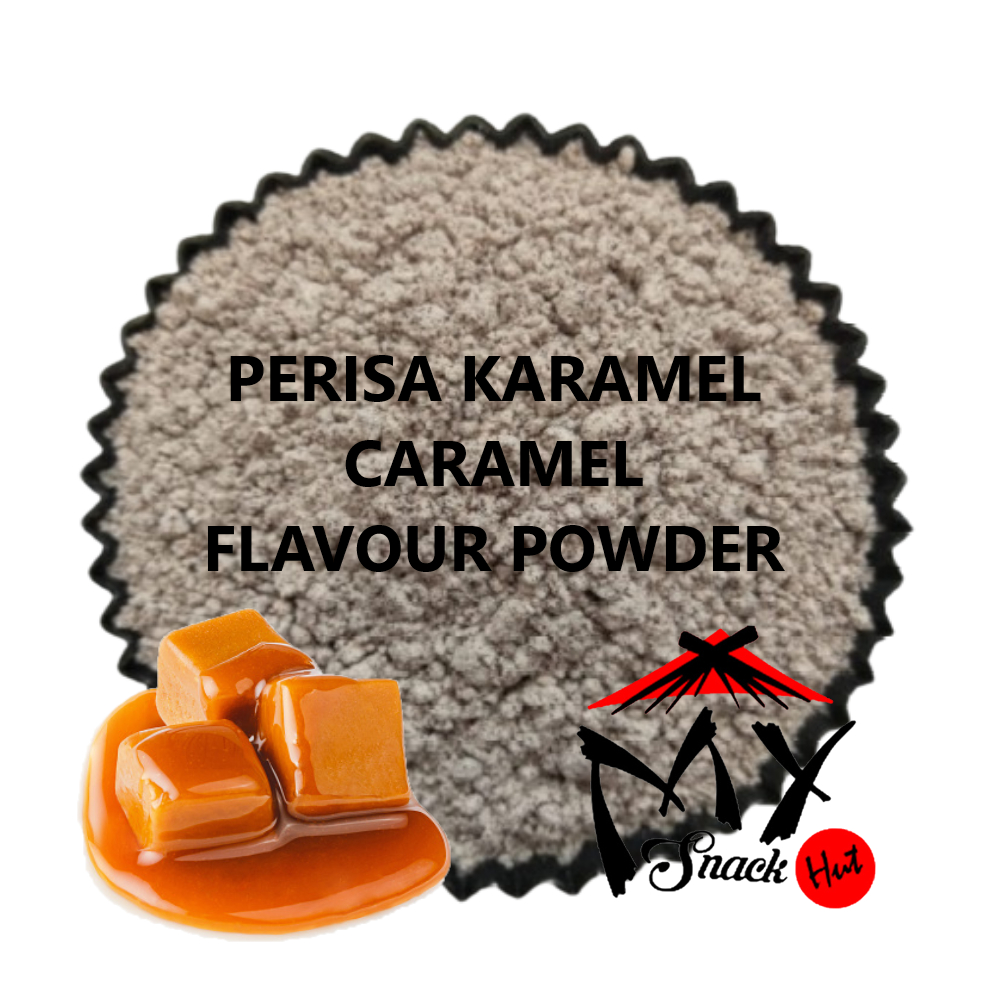 

CARAMEL FLAVOUR POWDER 50GR BIANG PERISA KARAMEL BUBUK PERASA MINUMAN ROTI KUE CAKE ICE CREAM HALAL